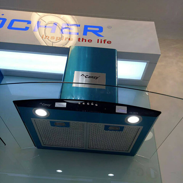 Máy hút mùi Canzy thiết kế tinh tế