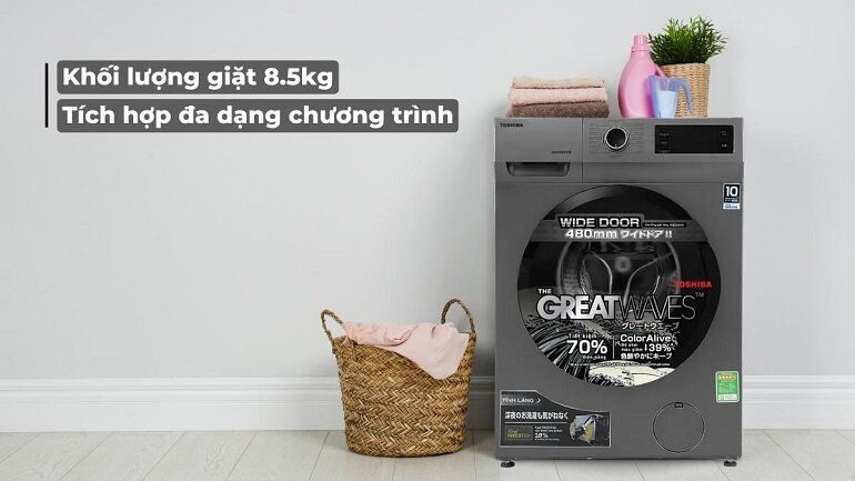Máy giặt Toshiba TW BK95S3V SK có giá tham khảo 4.990.000đ tại websosanh.vn