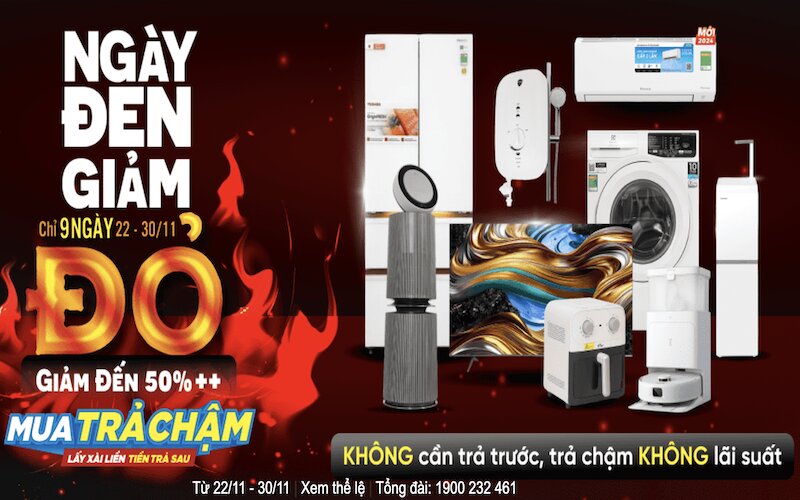 Black Friday 2024 - Cơ hội vàng để sở hữu những chiếc máy rửa bát cao cấp