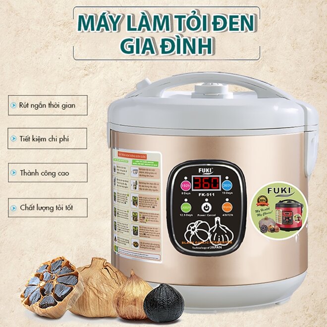 máy làm tỏi đen fuki