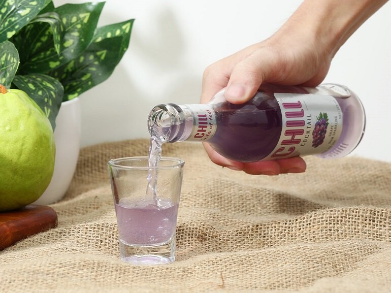 Chill Cocktail vị Grape Rum Sparkling (Chill Nho)