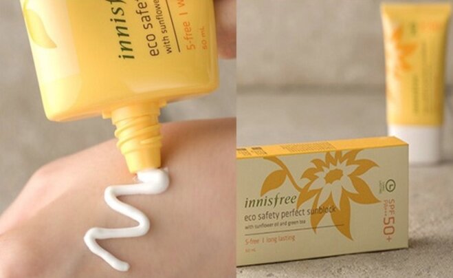 Kem chống nắng Innisfree với thành phần an toàn và chỉ số chống nắng SPF50+ PA+++, bảo vệ da tuyệt đối khỏi tác động của ánh nắng và môi trường