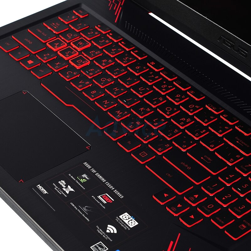 Đèn nền bàn phím laptop Asus TUF Gaming FX504GE-E4138T dễ nhìn