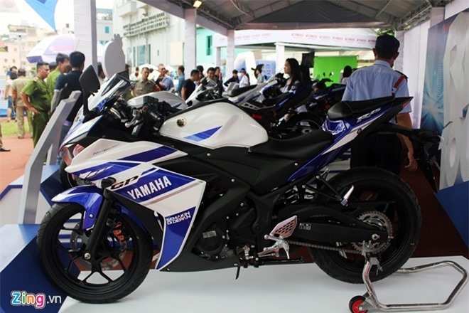 Yamaha R25 được trưng bày tại Việt Nam trong một sự kiện gần đây của Yamaha. Ảnh: Minh Anh.
