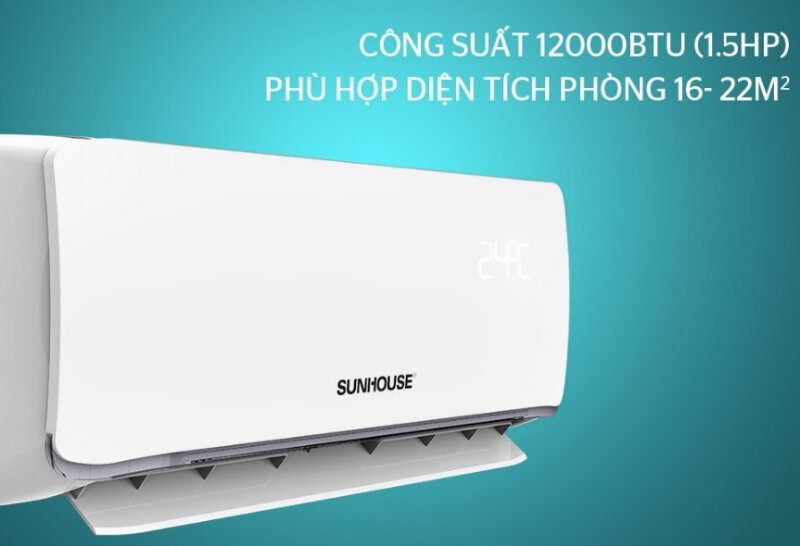 TOP 4 điều hòa Sunhouse 2 chiều giá rẻ chất lượng tốt cho phòng ngủ, phòng khách gia đình