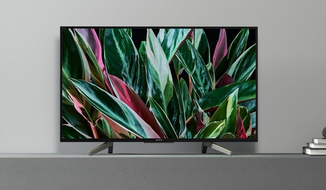 Thiết kế của Tivi Sony Android 4K 49 inch KD-49X8000G mỏng nhẹ.