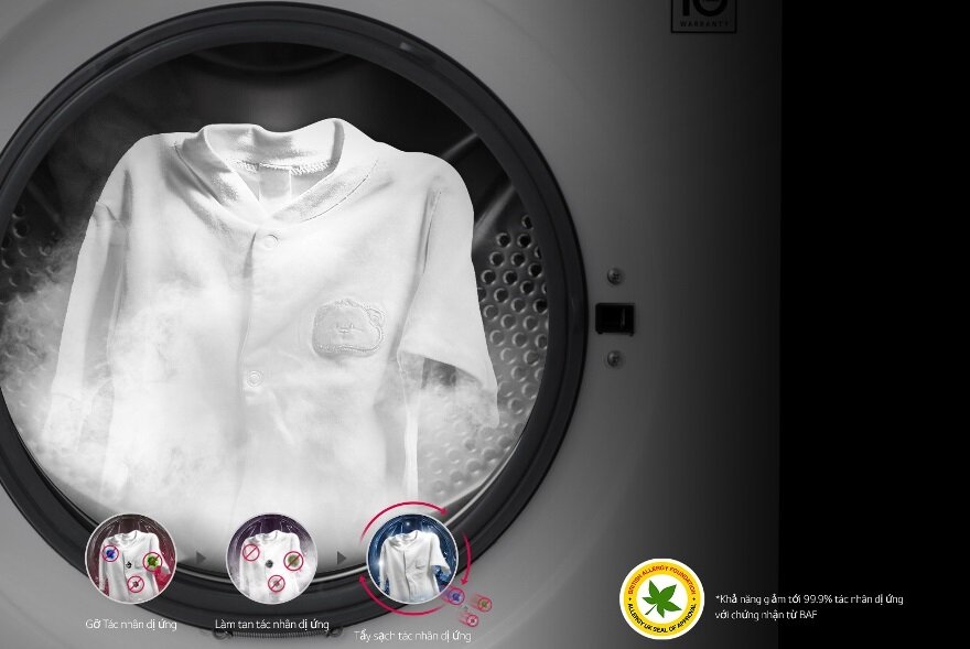 LG FC1408S4W2 là một chiếc máy giặt thông minh 