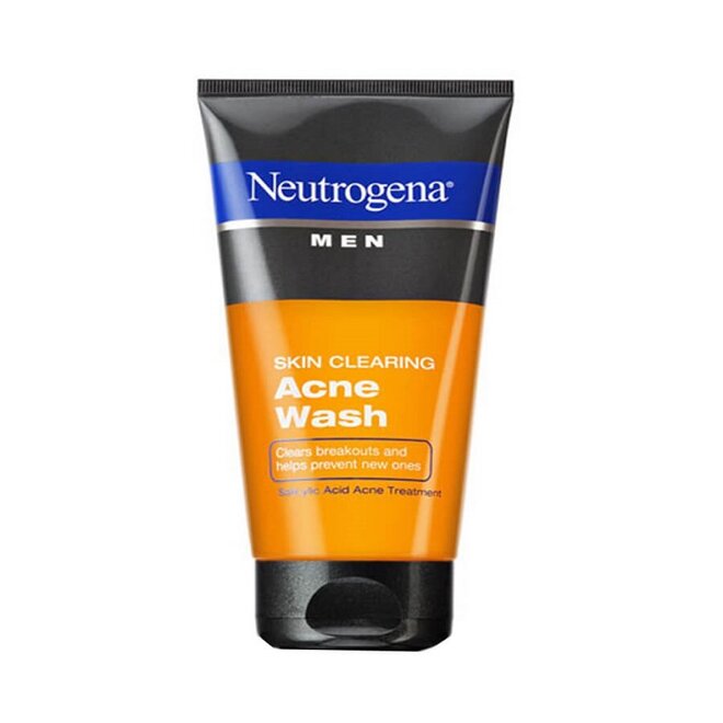 Anti-acne facial cleanser for men 