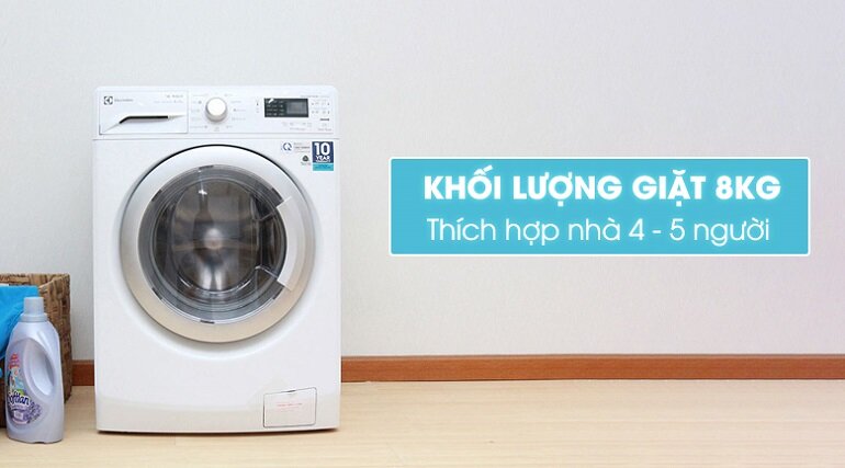 Top 3 máy giặt sấy Electrolux Inverter 8 kg