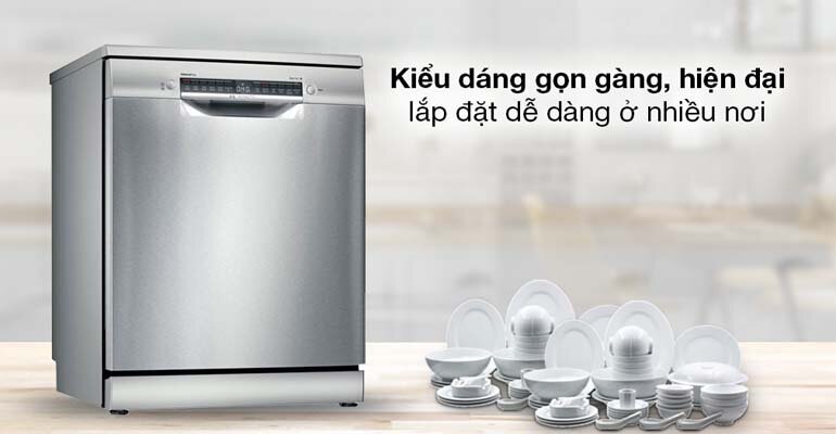 Máy rửa bát Bosch SMS4IVI01P phù hợp với mọi không gian nội thất Máy rửa bát Bosch SMS4IVI01P