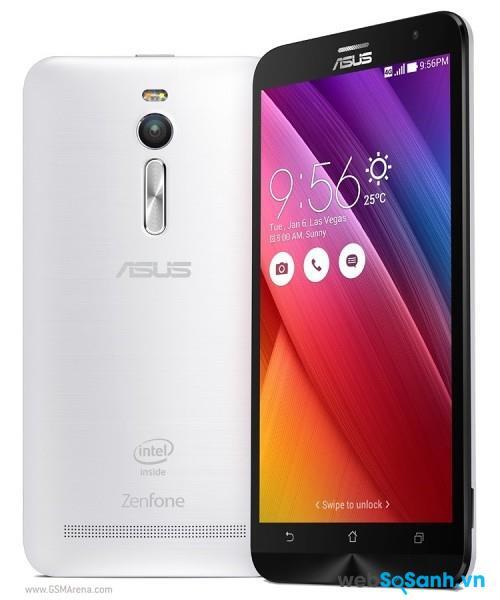 Zenfone 2 vẫn mang nét thiết kế đặc trưng của điện thoại Zenfone