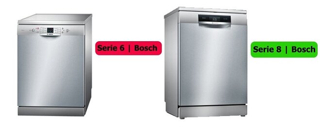 so sánh máy rửa bát bosch serie 6 và 8