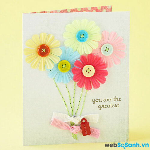 7 mẫu thiệp handmade dành tặng Mẹ ngày 8/3 | websosanh.vn