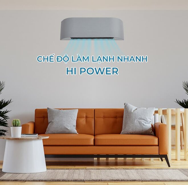 làm hạnh nhanh chóng với chế độ Hi-Power