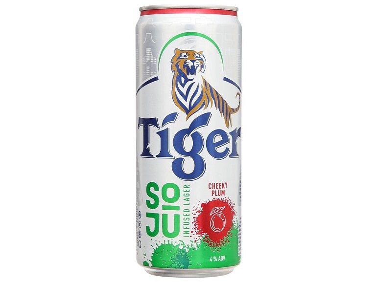 Compare Green Tiger beer and Tiger Soju beer - What's the difference?