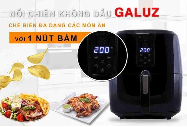 Có nên mua nồi chiên không dầu Galuz không?