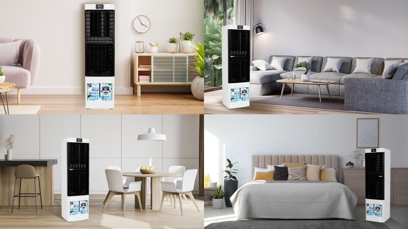 Đánh giá quạt điều hòa Karofi KAC H132R hiện đại kèm tính năng lọc không khí