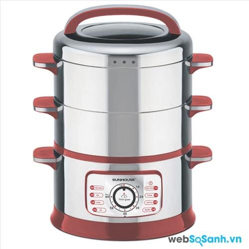 Nồi hấp có chất liệu bằng inox thường bèn và an toàn hơn nồi có chất liệu bằng nhựa