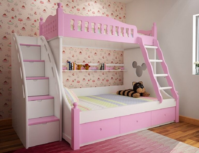Nên chọn giường gác xép hay giường tầng cho trẻ em?