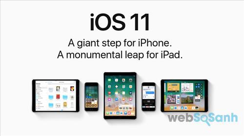 nâng cấp iPhone lên iOS 11