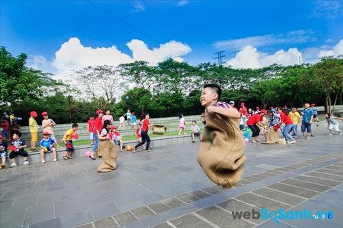 Đây cũng là điểm vui chơi xanh cho trẻ em dược nhiều gia đình, trường học lựa chọn.