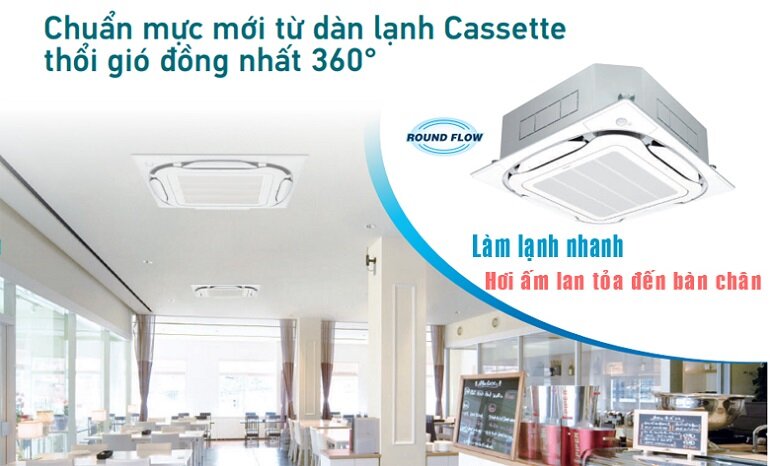 Điều hòa Daikin Inverter 34000 BTU 2 chiều FCF100CVM/RZA100DV1 gas R-32