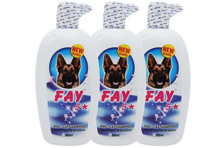 Fay 5-star dog dermatitis treatment shower gel