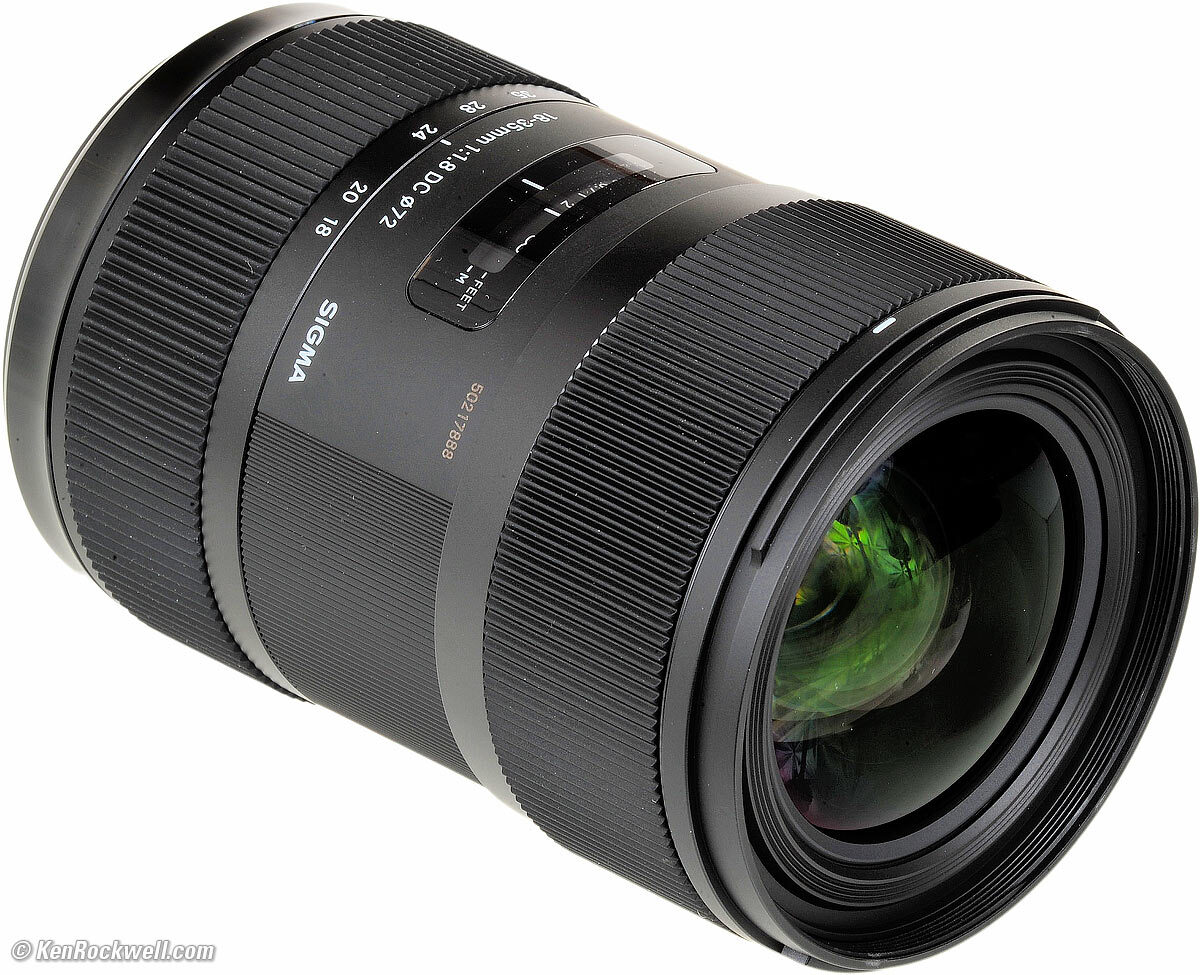 Lens Sigma 18-35mm f / 1.8 DC HCM