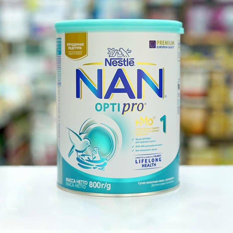Sữa NAN Nga - Dòng sữa công thức ít ngọt, vị gần giống với sữa mẹ nhất