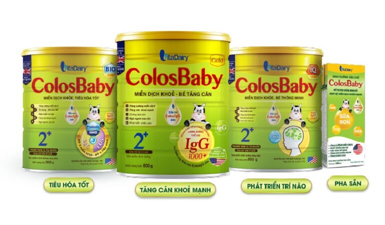 Sữa Colosbaby có thành phần dưỡng chất đa dạng