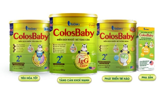 Sữa Colosbaby có thành phần dưỡng chất đa dạng