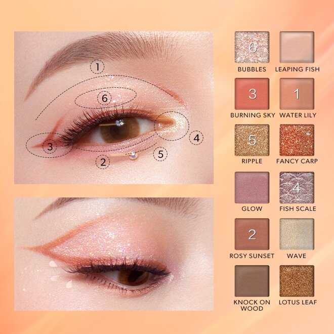 Phấn mắt Perfect Diary Palette 12 Màu 14g