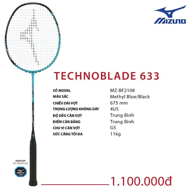 Vợt cầu lông Mizuno Technoblade 633