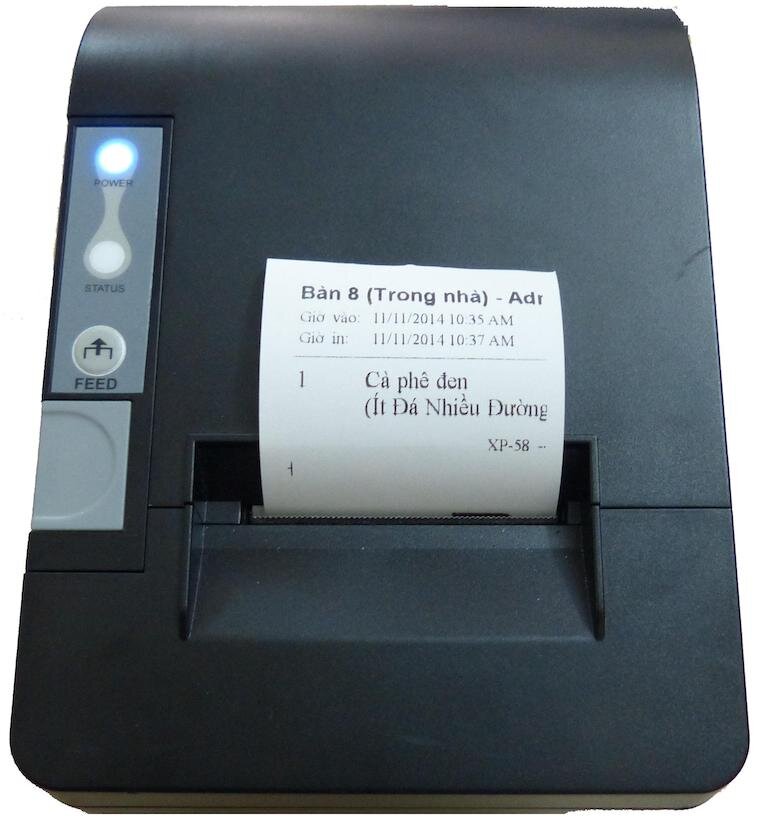 Máy in hóa đơn Xprinter XP - T58KC