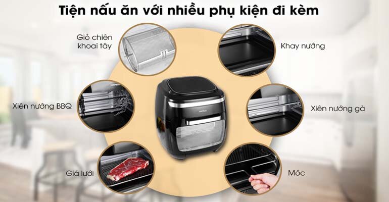 Ưu và nhược điểm của nồi chiên Hafele AF-602A Nồi chiên không dầu Hafele AF-602A