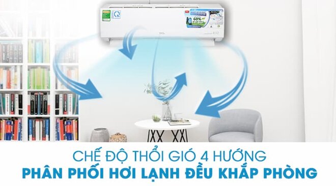 Khả năng làm lạnh của máy lạnh inverter TCL TAC-10CSD/XA66 