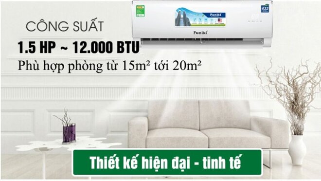 Điều hòa Funiki 12000BTU 1 chiều Inverter