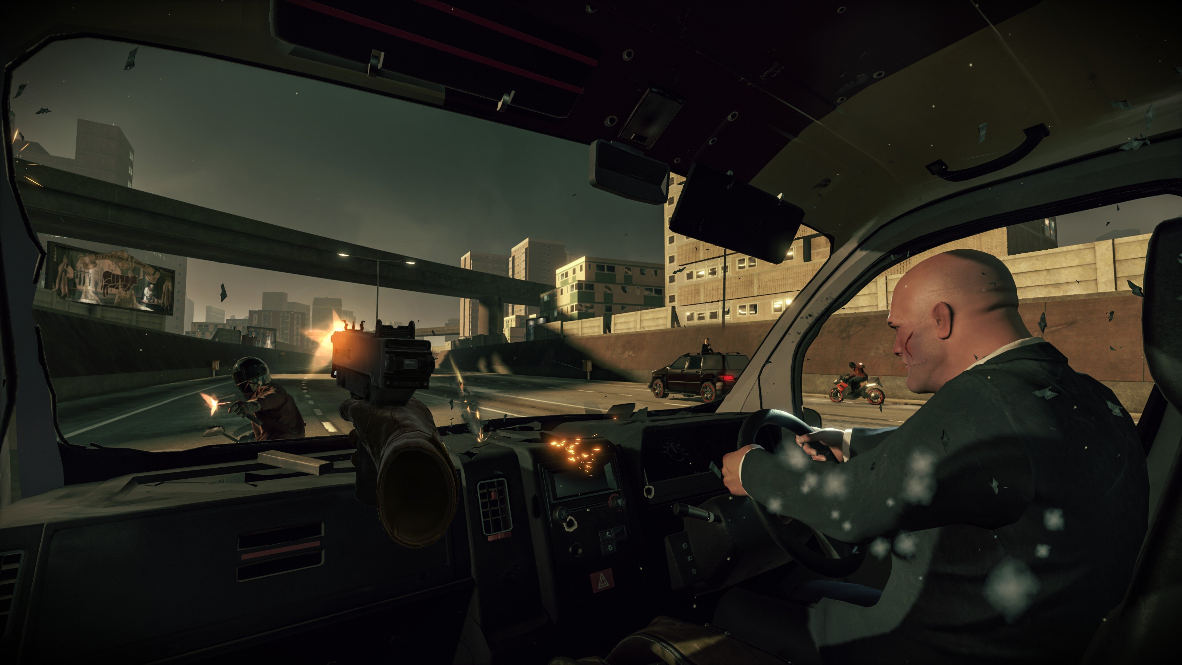 Làm thế nào di chuyển xe trong không không gian VR với Game London Heist: Getaway