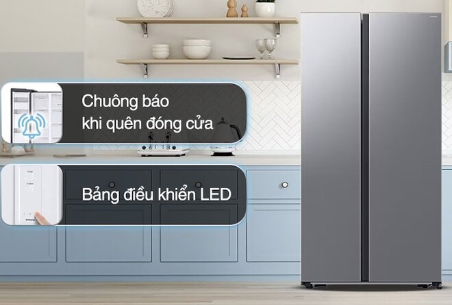 Đánh giá chi tiết tủ lạnh Samsung Inverter 583 lít RS57DG400EM9SV