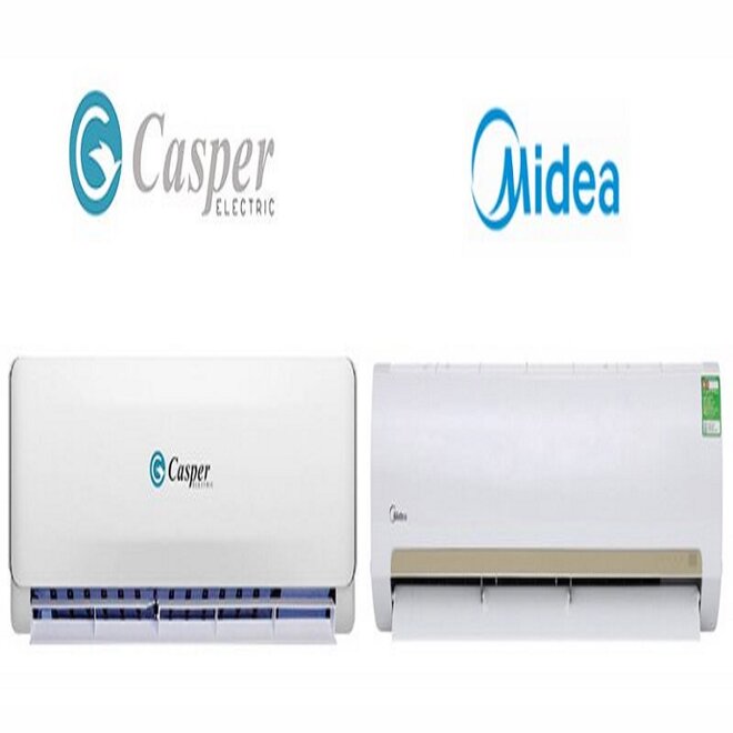 Chọn mua điều hòa Casper hay Midea với giá 5 triệu