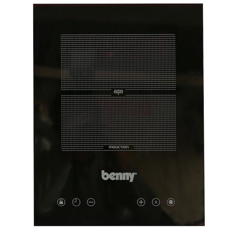 Bếp từ Benny BI-02 có kiểu dáng sang trọng, thiết kế bán âm nên vô cùng tiện lợi.