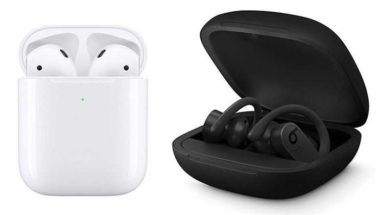 so sánh tai nghe airpods và powerbeats pro