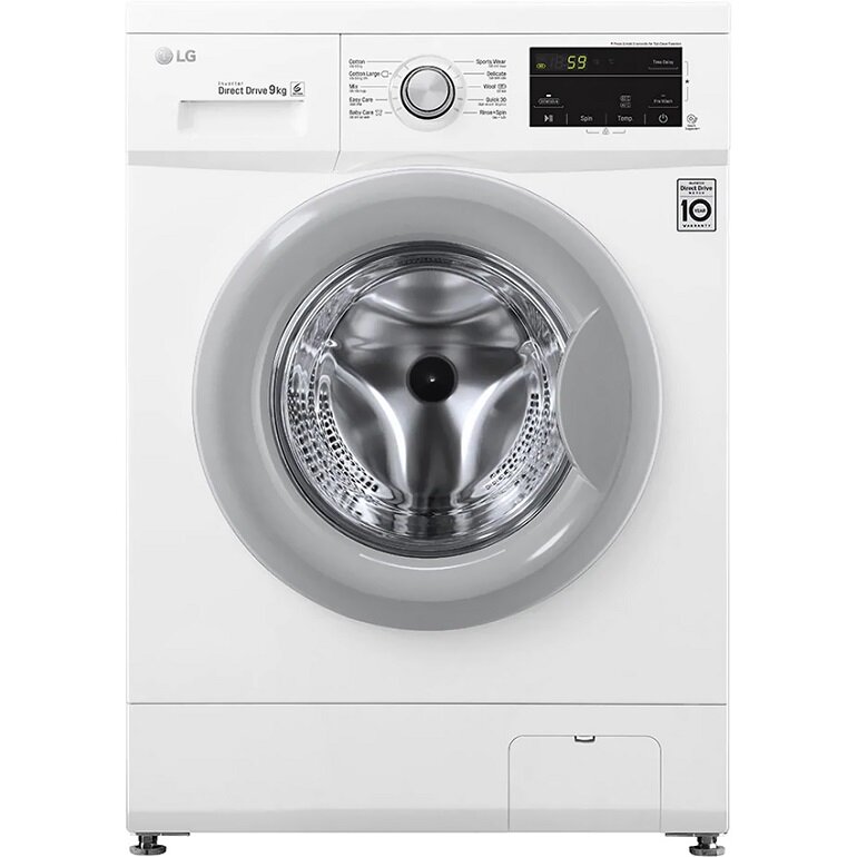 Máy giặt LG Inverter 9kg FM1209N6W được sản xuất vào năm 2019 tại Việt Nam