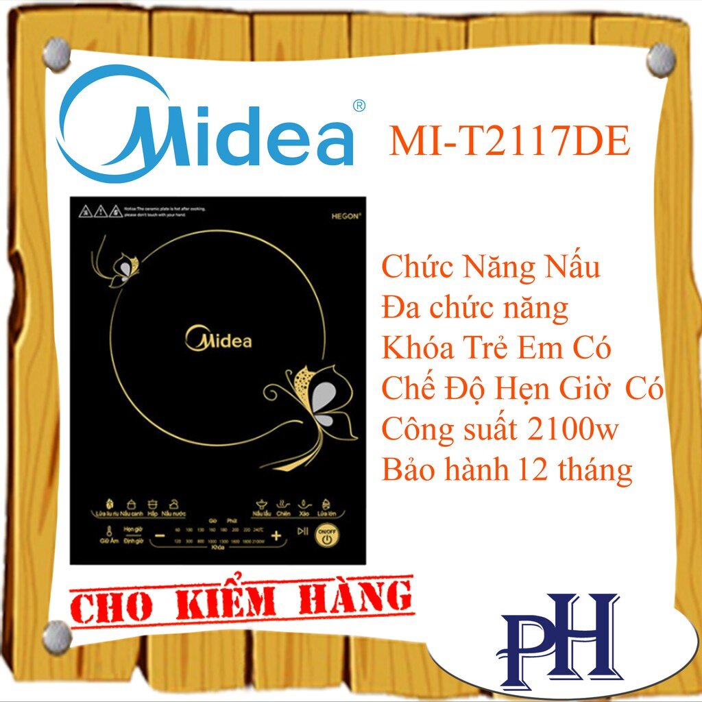 Bếp điện từ Midea MI-T2117DE 2100W