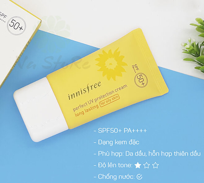 Kem chống nắng Perfect UV Protection Cream Long Lasting SPF 50+ PA+++ được triết xuất từ tinh chất hoa hướng dương giúp bảo vệ và chăm sóc da hiệu quả dưới cái thời tiết nắng nóng của mùa hè