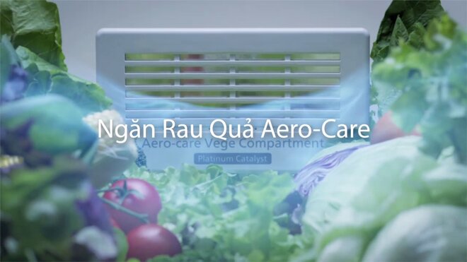 Ngăn chứa rau quả Aero-care công nghệ tiên tiến