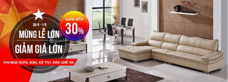 Giảm giá lớn khi mua Sofa, bàn, kệ tivi, bàn ghế ăn tại Anomaxx