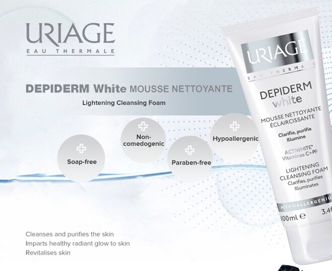 Sữa rửa mặt Uriage Depiderm White