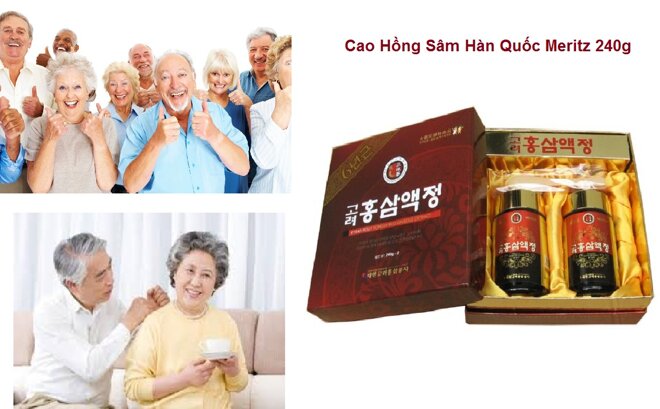 Cao hồng sâm Meritz cả nhà cùng vui khỏe 