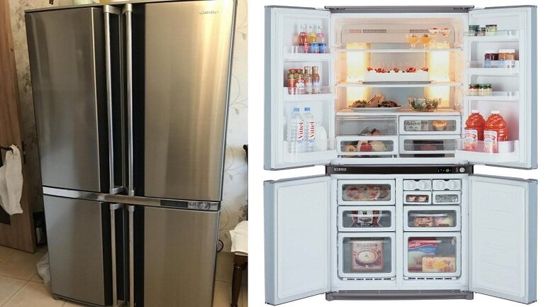 Tủ lạnh Sharp SJ-F95STBE 